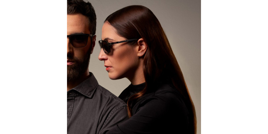 Ic! Berlin Graham EcoCloud Rough/Gunmetal Sunglasses Lifestyle Shot 2