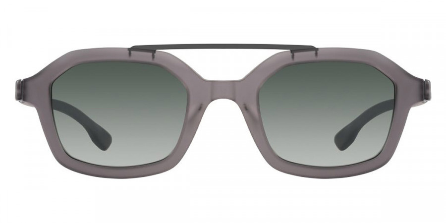 Ic! Berlin Graham EcoGray Matte/Shiny Aubergine Sunglasses Front View