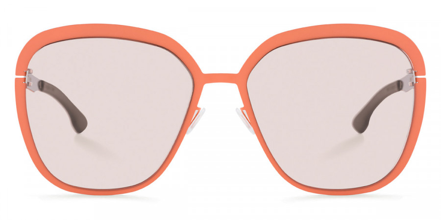 Ic! Berlin Grunewald Peach Silver Sunglasses Front View