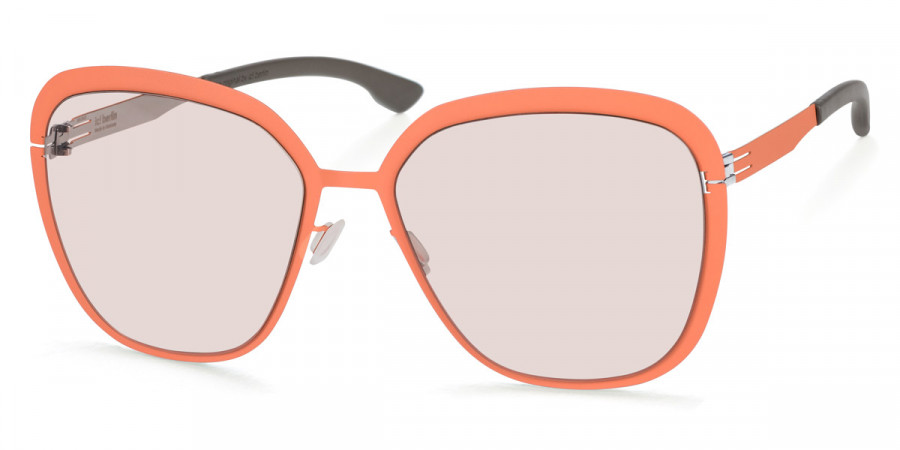 Ic! Berlin Grunewald Peach Silver Sunglasses Side View