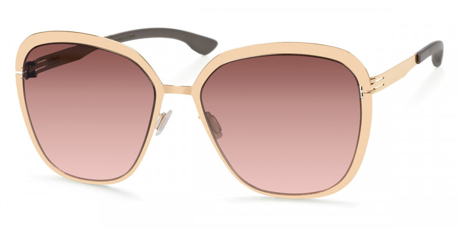 Ic! Berlin Grunewald Rosé-Gold Sunglasses Side View