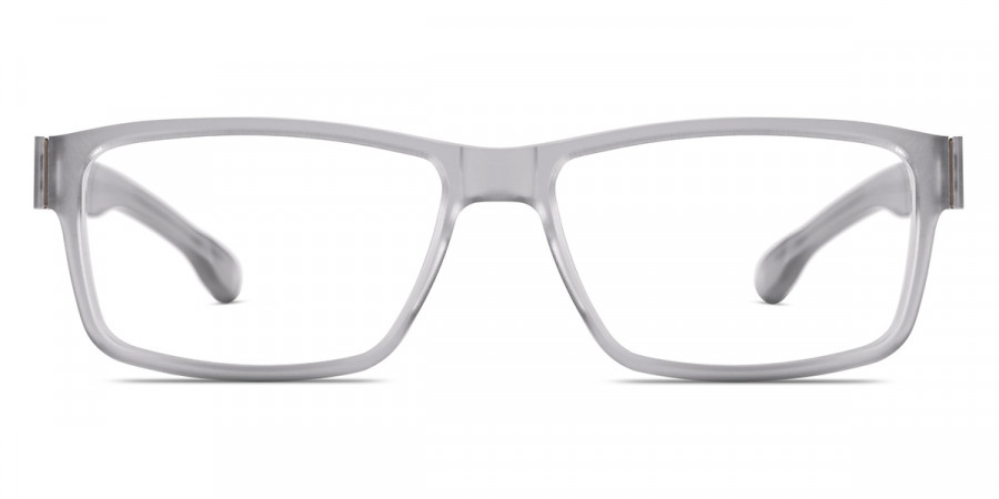 Ic! Berlin Hack Sky-Gray-Rough Eyeglasses Front View