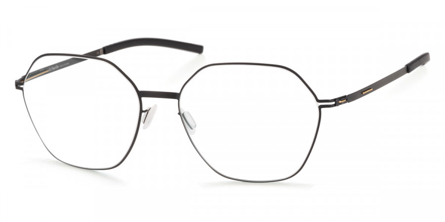 Ic! Berlin Halny Black Eyeglasses Side View