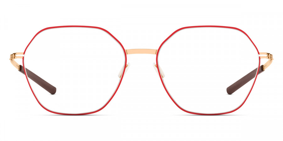 Ic! Berlin Halny Rose Lava Circle Eyeglasses Front View