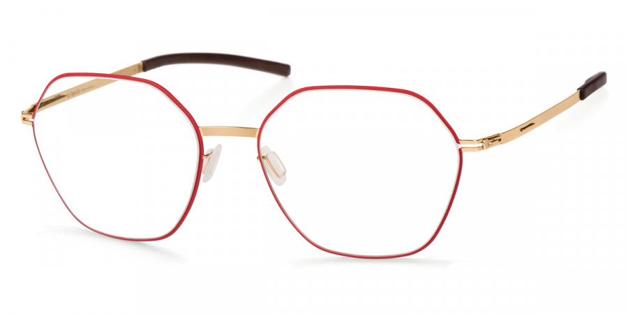 Ic! Berlin Halny Rose Lava Circle Eyeglasses Side View