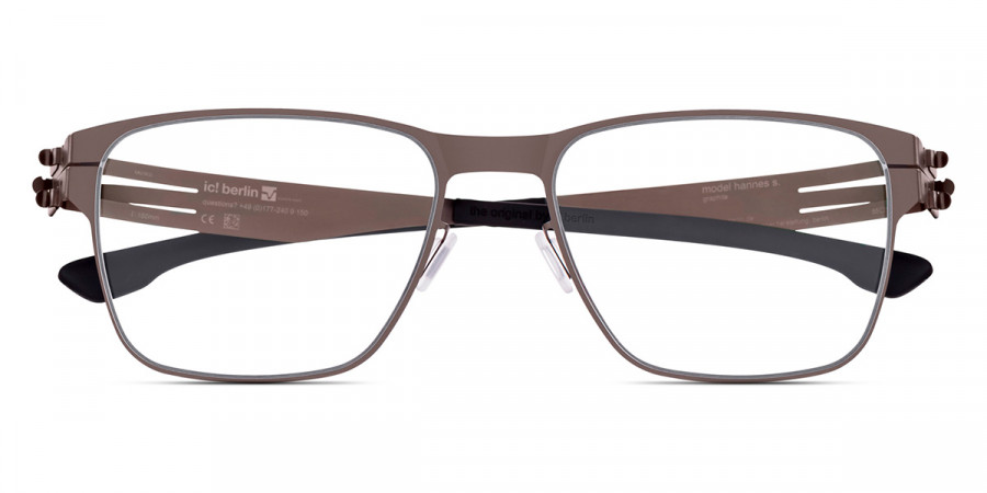 Ic! Berlin Hannes S. Graphite Eyeglasses Front View