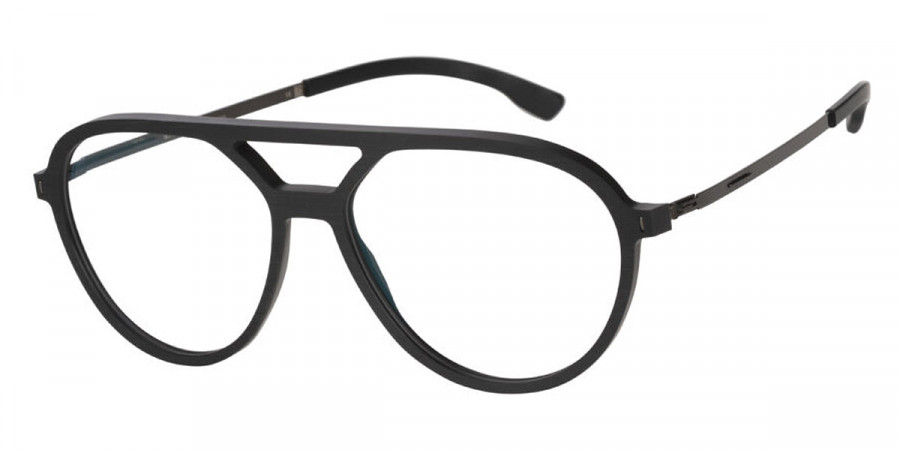 Ic! Berlin Harper Black-Rough Eyeglasses Side View