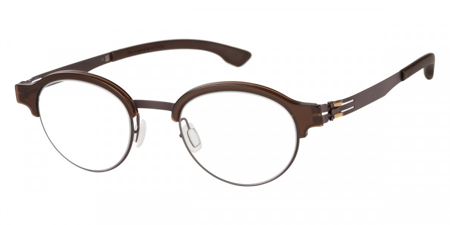 Ic! Berlin Haru Teak-Mahagony Eyeglasses Side View