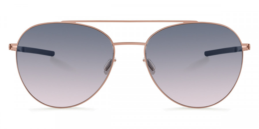 Ic! Berlin Hayate Shiny Copper Sunglasses Front View