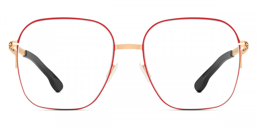 Ic! Berlin Hedy Rose Lava Circle Eyeglasses Front View