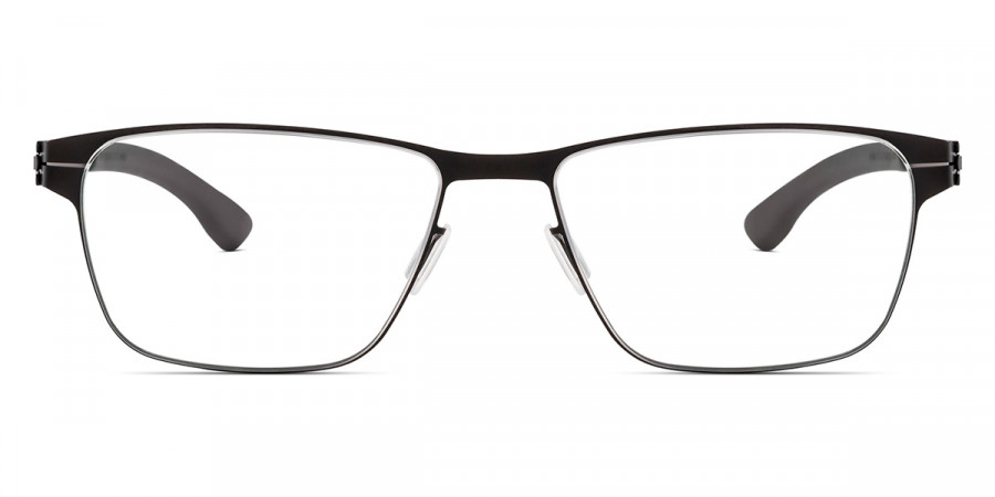 Ic! Berlin Henning O. Black Eyeglasses Front View