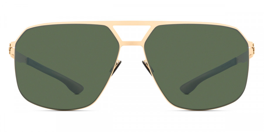 Ic! Berlin Henry Matt-Gold Sunglasses Front View