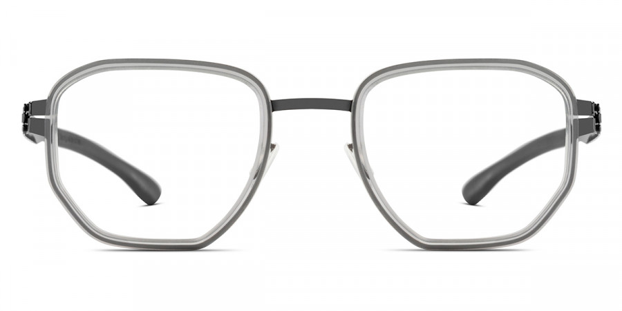 Ic! Berlin Hiro Gunmetal Sky Gray Eyeglasses Front View