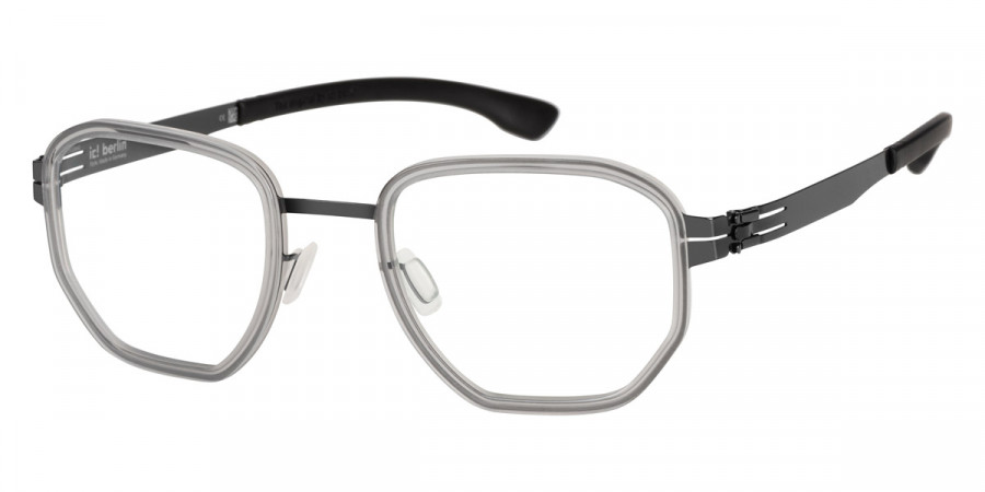 Ic! Berlin Hiro Gunmetal Sky Gray Eyeglasses Side View