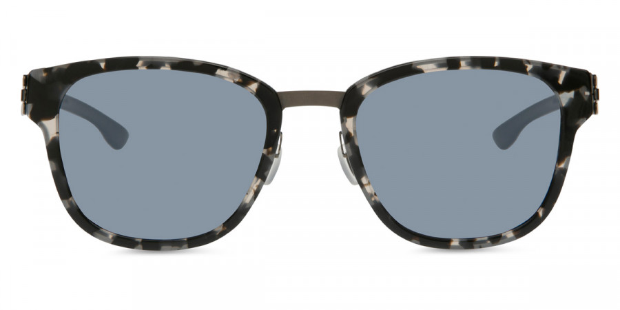 Ic! Berlin Homer H. Graphite-Black-Crystal Sunglasses Front View