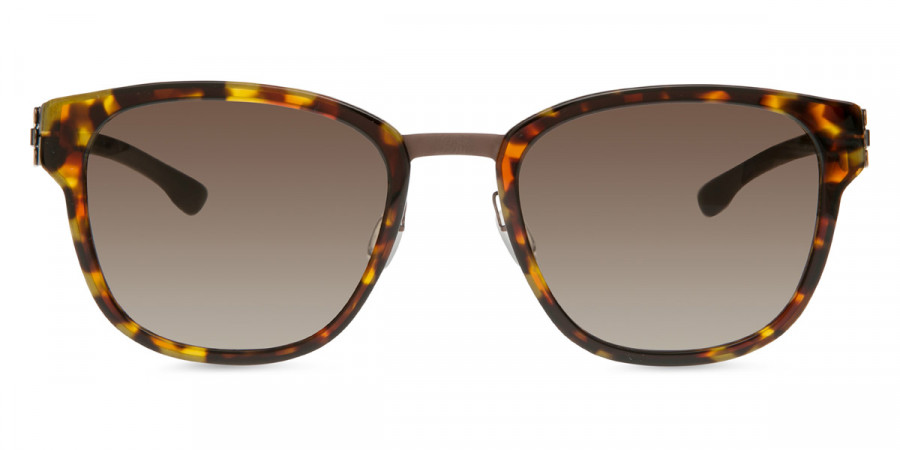 Ic! Berlin Homer H. Teak-Havanna Sunglasses Front View