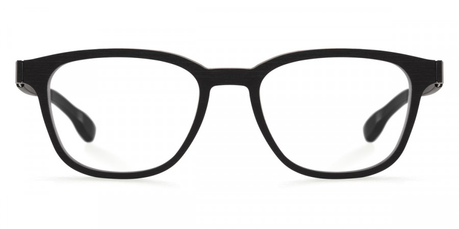 Ic! Berlin Hue Black-Rough Eyeglasses Front View