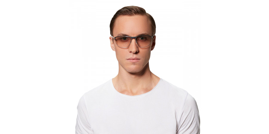 Ic! Berlin I See 2020 Chrome Sunglasses On Male Model