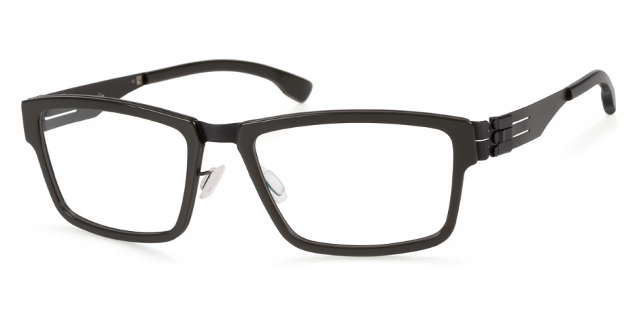 Ic! Berlin Igor R. Black-Deep-Forest Eyeglasses Side View