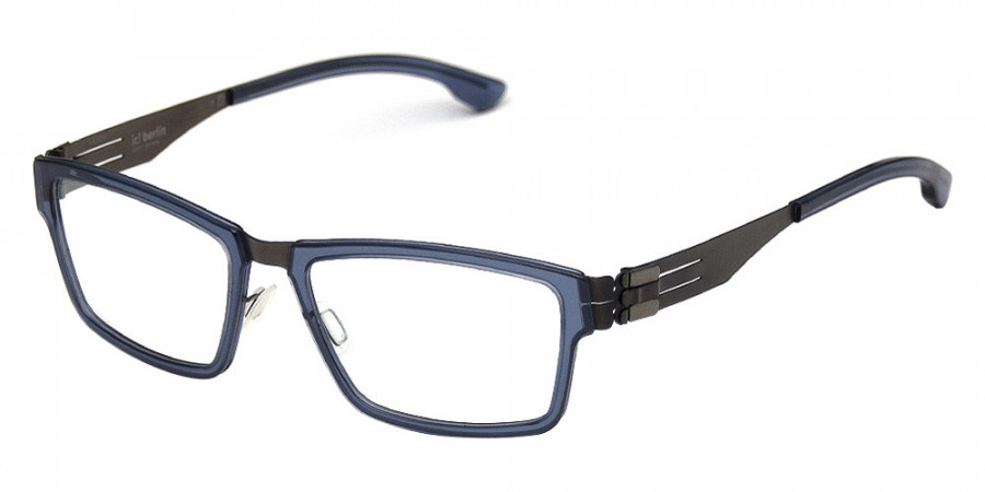 Ic! Berlin Igor R. Graphite-Blue-Waters Eyeglasses Side View