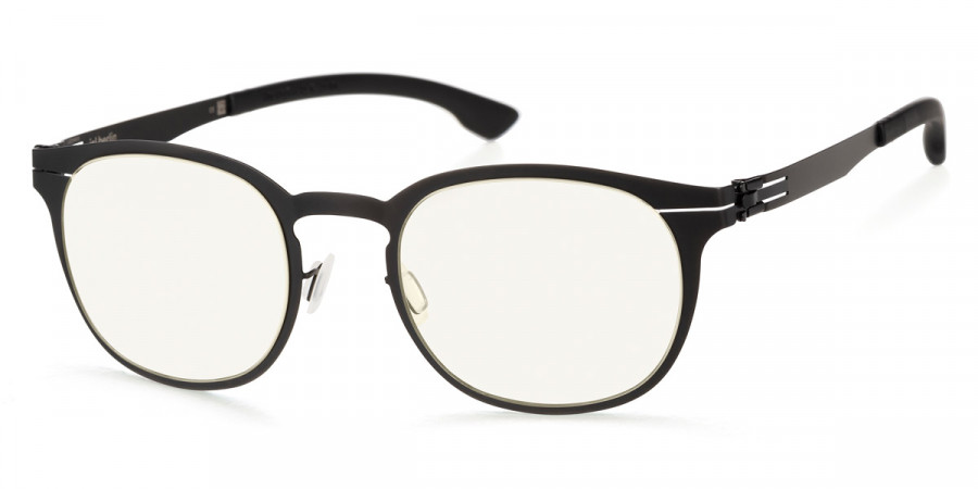 Ic! Berlin Ivan B. Black Black Eyeglasses Side View