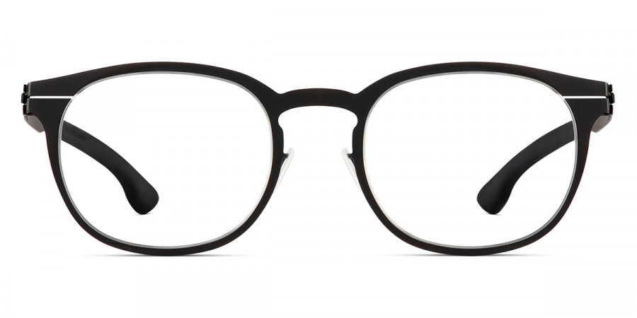 Ic! Berlin Ivan B. Black Eyeglasses Front View