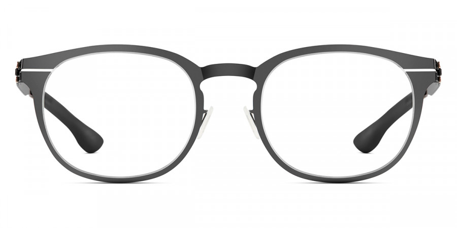 Ic! Berlin Ivan B. Gun Metal Eyeglasses Front View