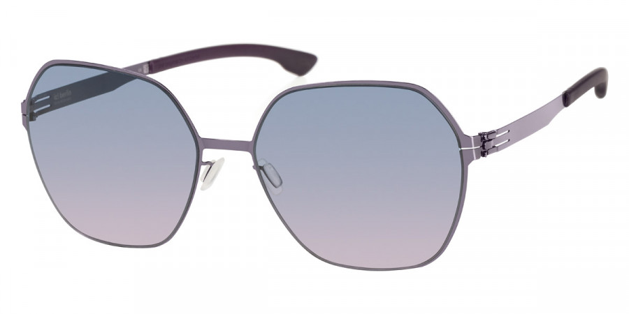 Ic! Berlin Jacy C. Shiny-Aubergine Sunglasses Side View