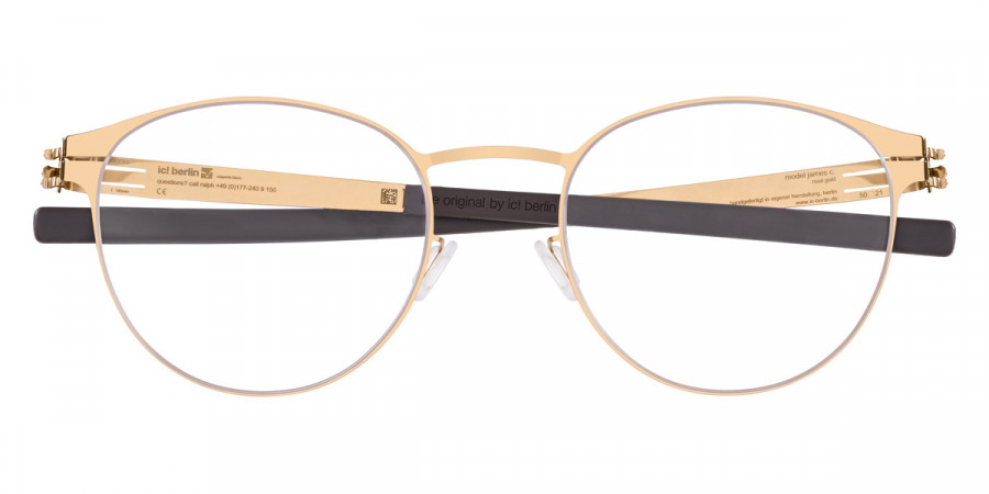 Ic! Berlin James C. Rosé-Gold Eyeglasses Front View