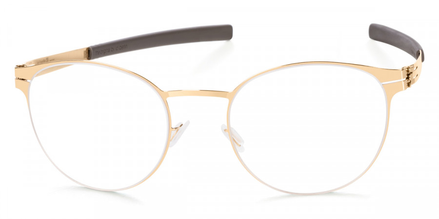 Ic! Berlin James C. Rosé-Gold Eyeglasses Side View