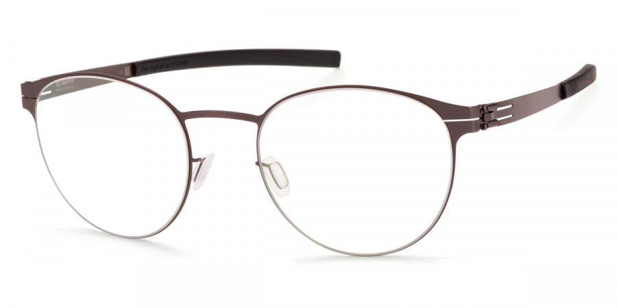 Ic! Berlin James C. Teak Eyeglasses Side View