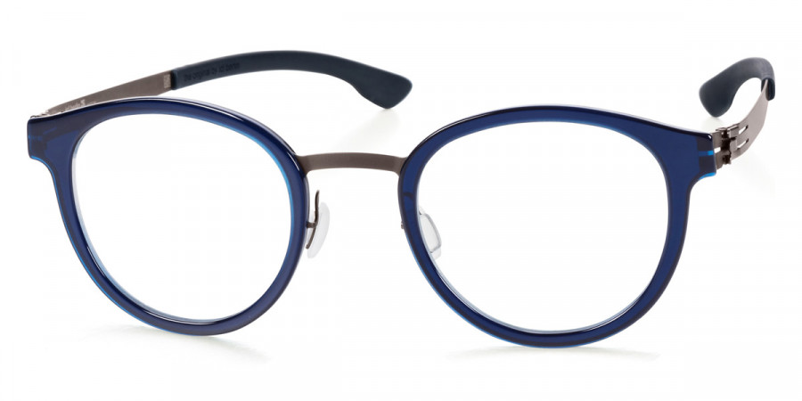 Ic! Berlin Jangma Graphite-Cobalt-Blue Eyeglasses Side View