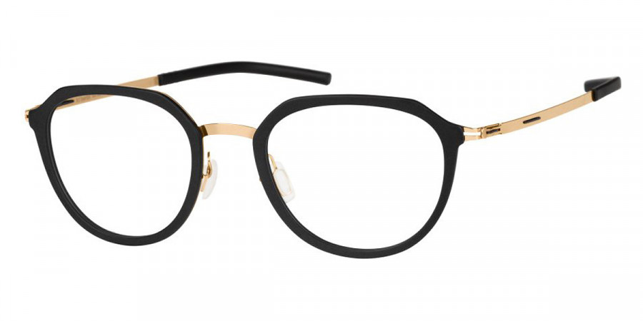 Ic! Berlin Juna Rose Gold/Black Matte Eyeglasses Side View