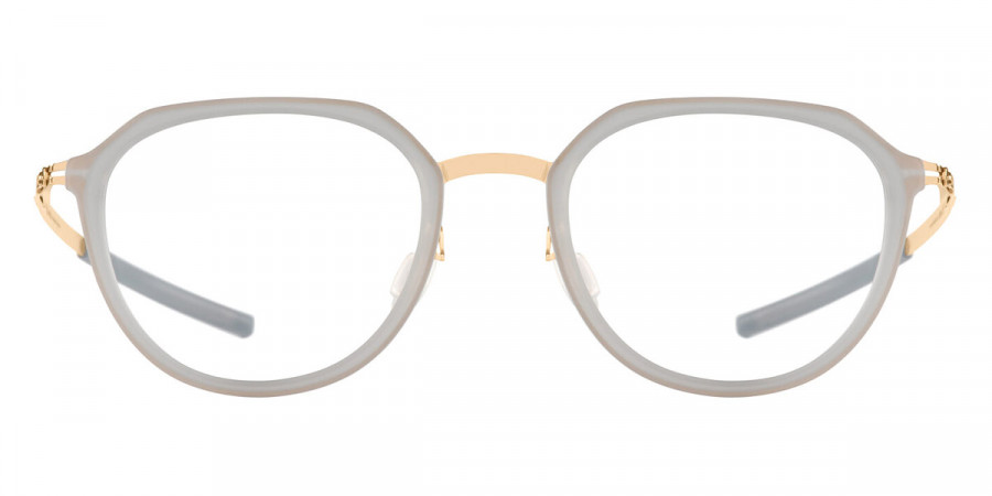 Ic! Berlin Juna Rose Gold/Sky Gray Matte Eyeglasses Front View