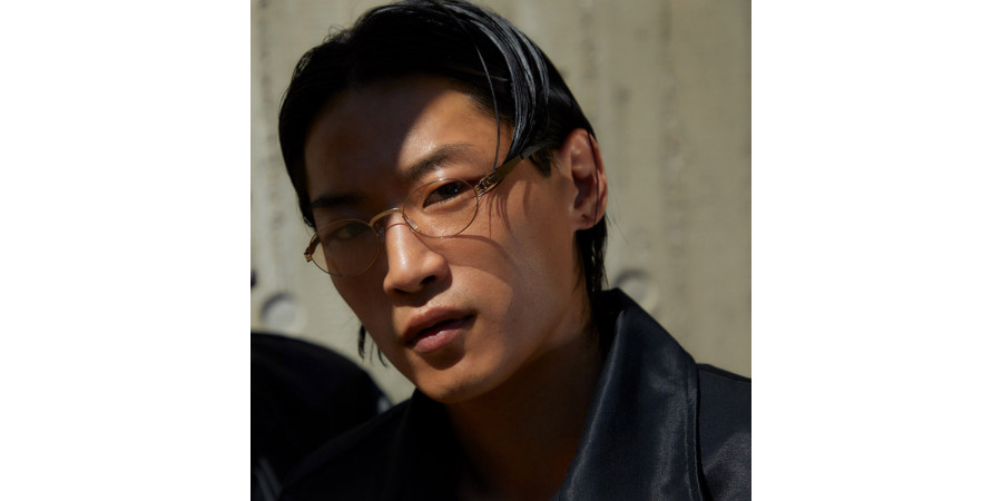 Ic! Berlin Junhee J. Teak Eyeglasses Lifestyle Shot