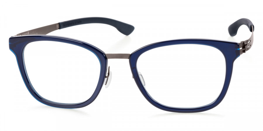 Ic! Berlin Kali Andhi Graphite-Cobalt-Blue Eyeglasses Side View