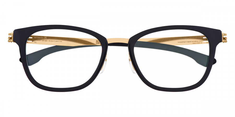 Ic! Berlin Kali Andhi Rosé-Gold-Black Eyeglasses Front View