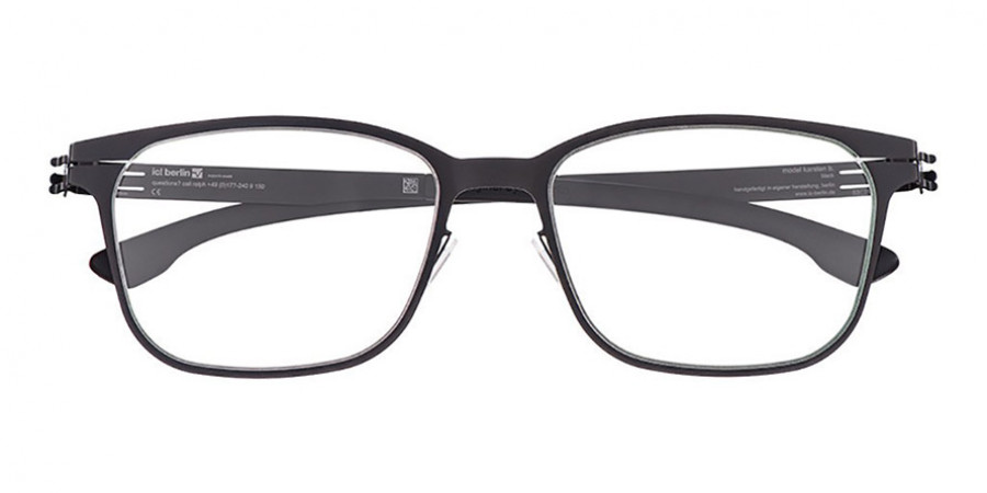 Ic! Berlin Karsten B. Black Eyeglasses Side View