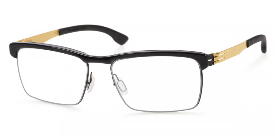 Ic! Berlin Kenneth Y. Black² Eyeglasses Side View