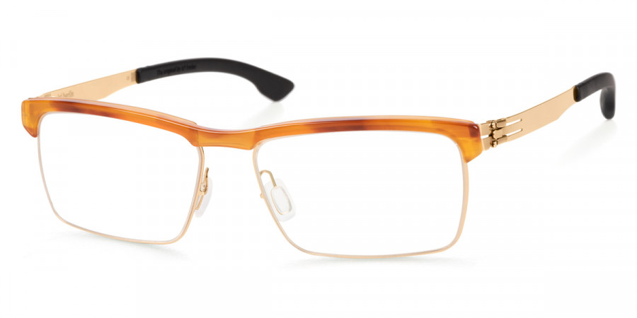 Ic! Berlin Kenneth Y. Rosé-Gold-Amur Eyeglasses Side View