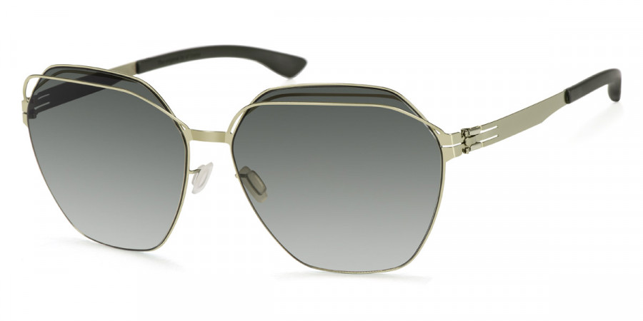 Ic! Berlin Kiez Electric-Light-Olive Sunglasses Side View