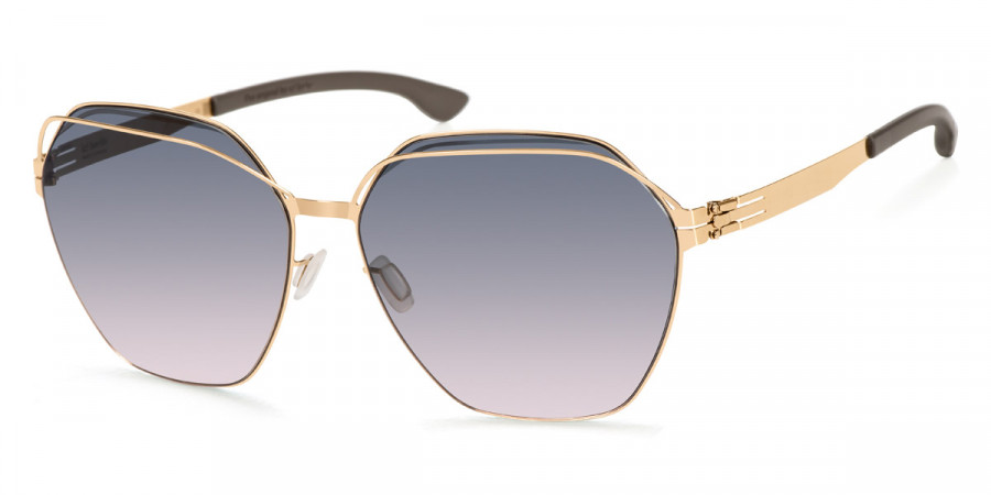 Ic! Berlin Kiez Rosé-Gold Sunglasses Side View