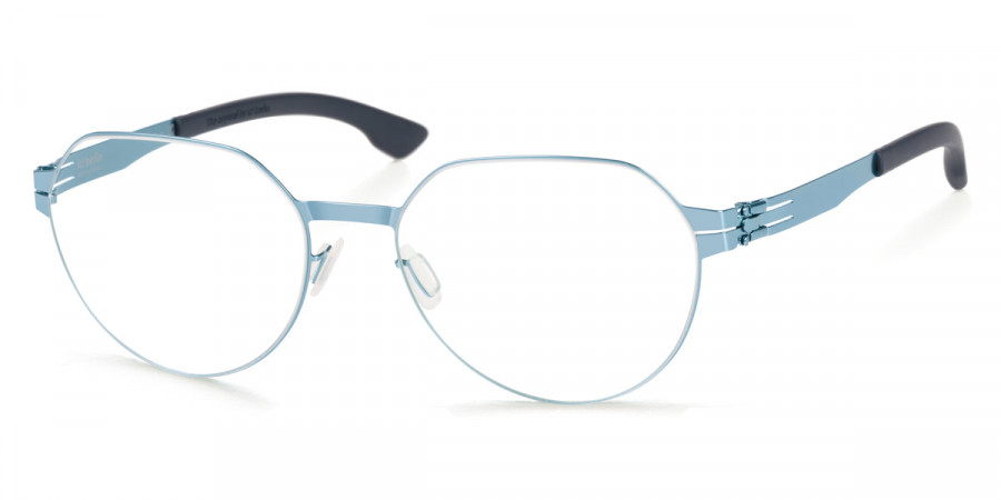 Ic! Berlin Ksenia E. Electric-Light-Blue Eyeglasses Side View