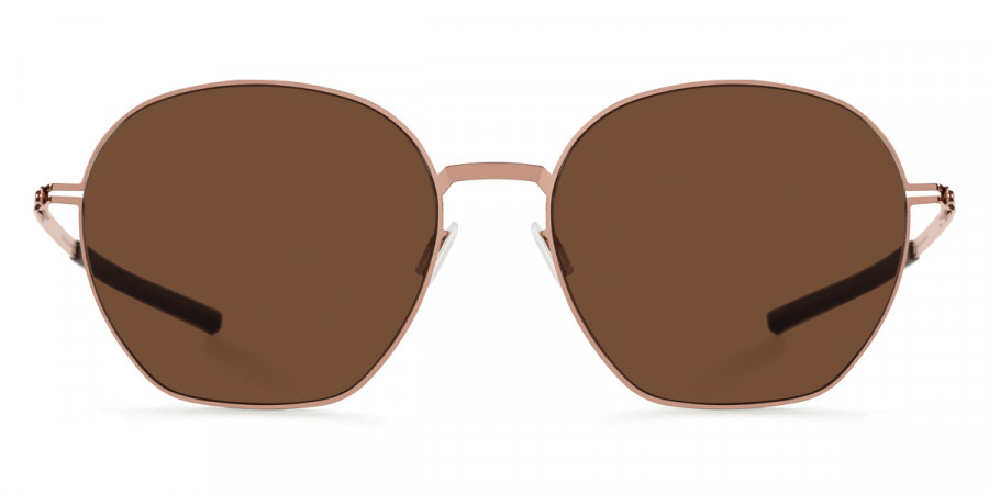 Ic! Berlin Kusi Shiny Copper Sunglasses Front View