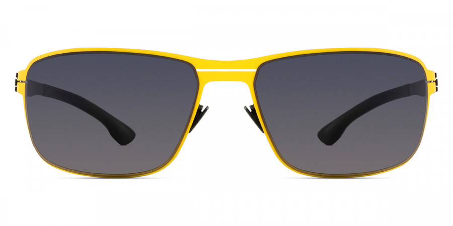 Ic! Berlin Lance Yellow Black Sunglasses Front View