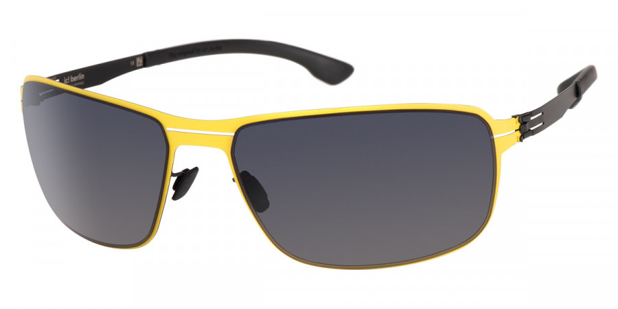 Ic! Berlin Lance Yellow Black Sunglasses Side View