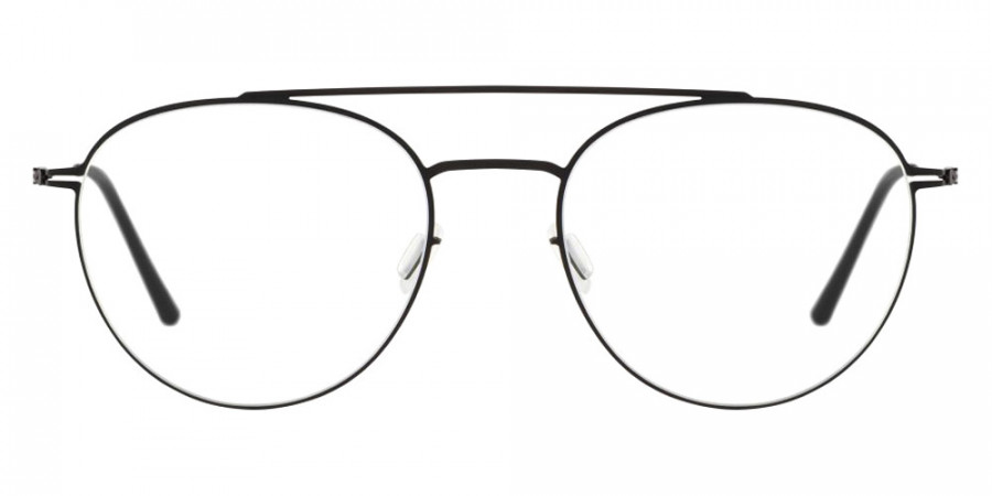 Ic! Berlin Lev Black Eyeglasses Front View