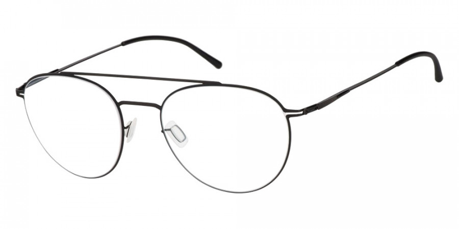 Ic! Berlin Lev Black Eyeglasses Side View