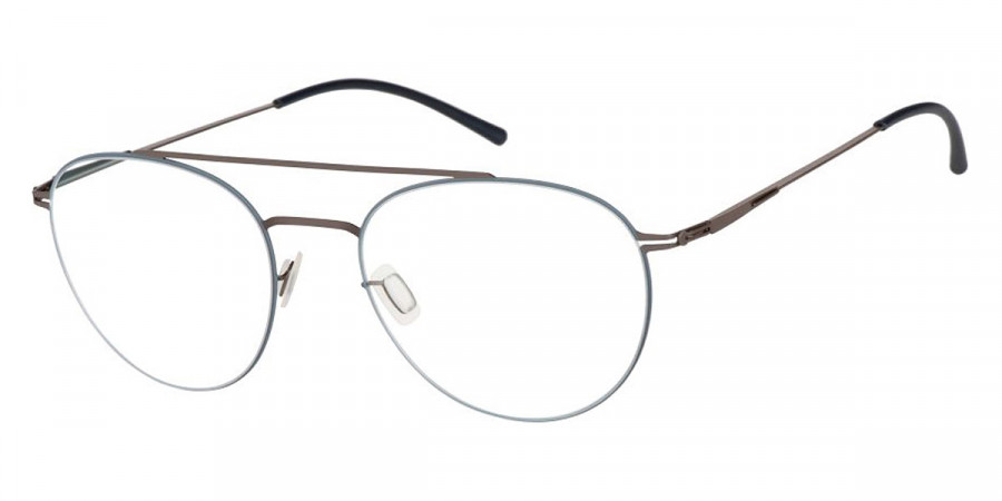 Ic! Berlin Lev Graphite-Taubenblau Circle Eyeglasses Side View