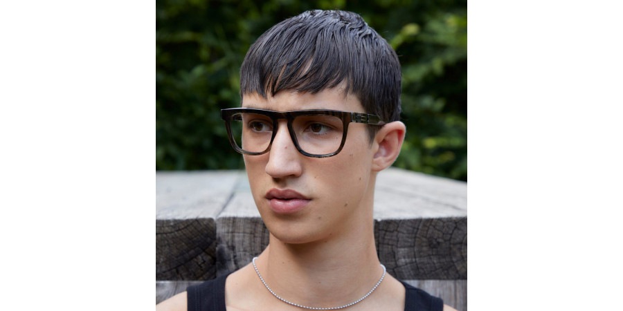 Ic! Berlin Liam Brown Driftwood Eyeglasses Lifestyle Shot